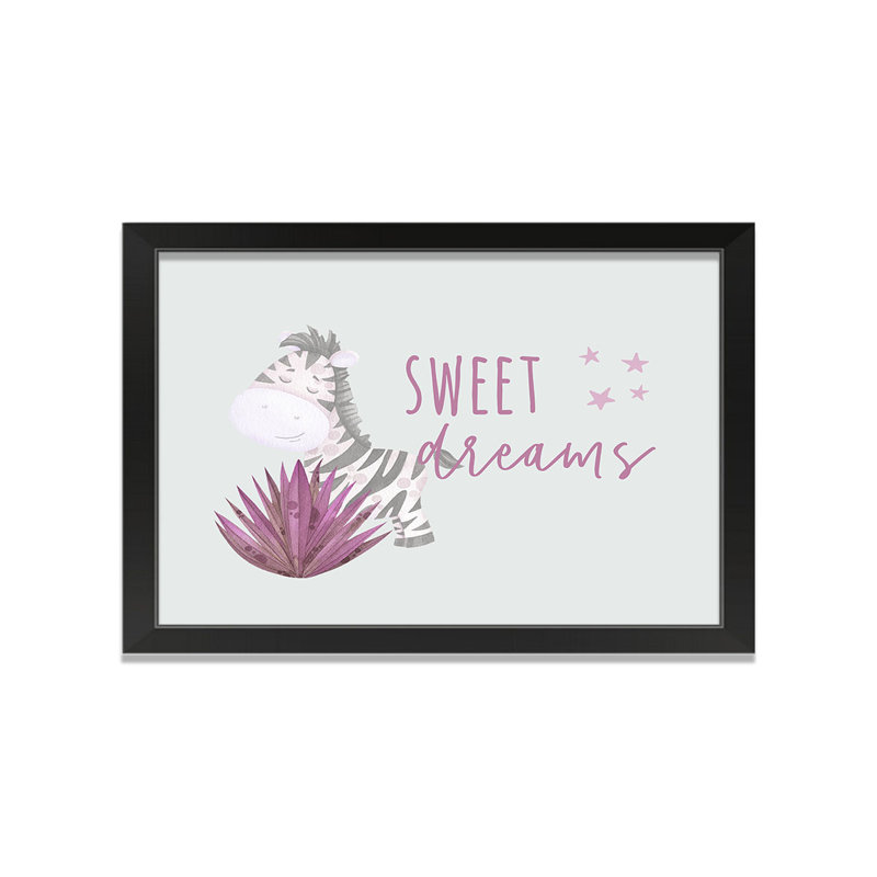 «Sweet Dreams», art encadré, H 30 po x l 20 po x P 1 po