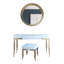 Ensemble de coiffeuse avec tabouret et miroir-902433391