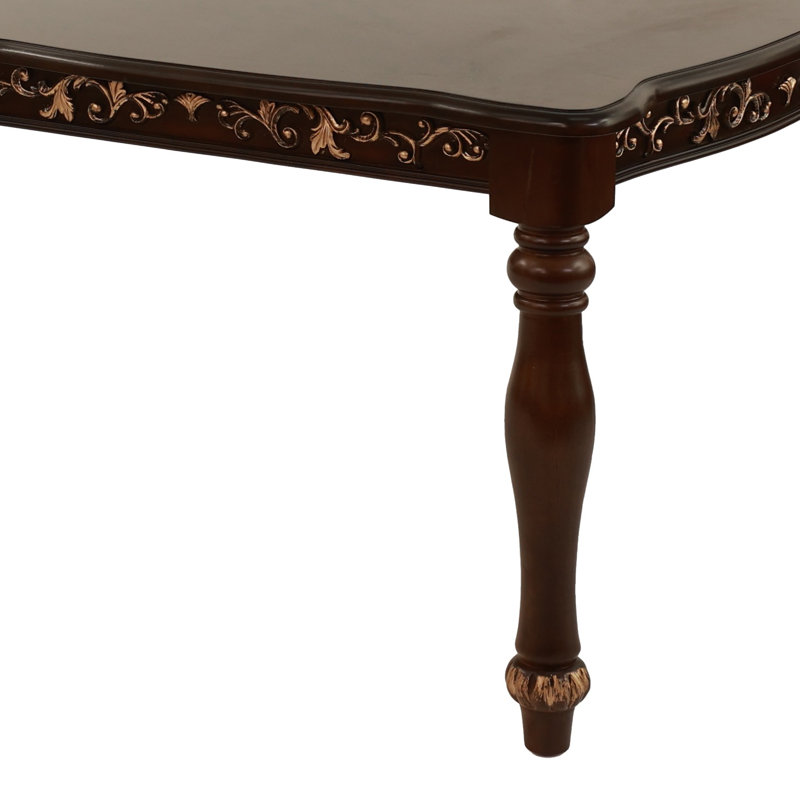 Table de salle à manger en bois Emeram L 71,6 po