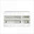 Cabinets, Stackable Wall-Mounted Storage with Movable Shelves, 15.75"D x 35.43"W x 19.69"H | Off-White | Minimalist