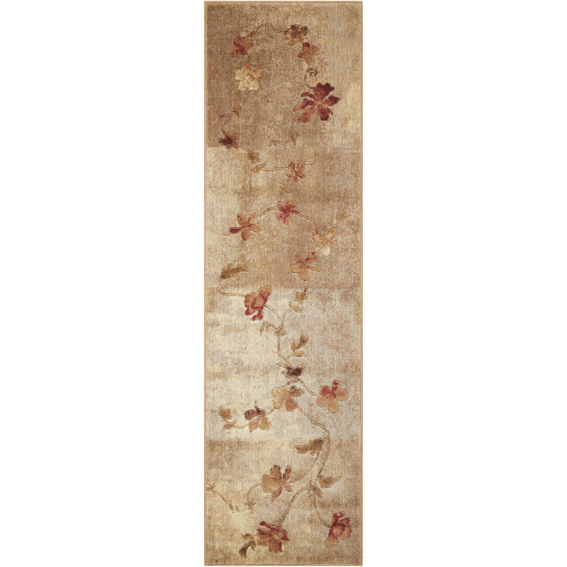 Floral Indoor Rug, Runner 2' x 5'9"