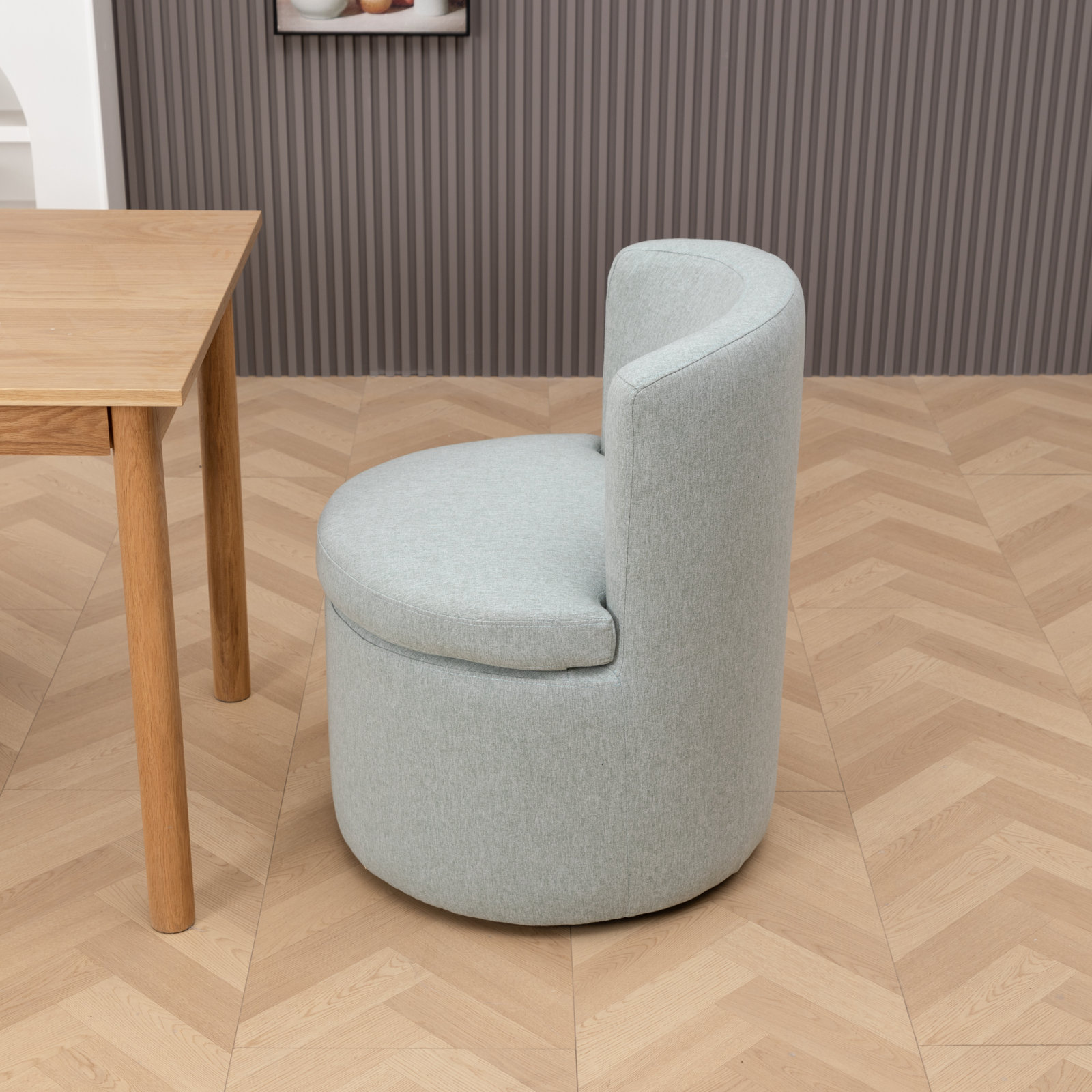 Solana 18.5'' H Upholstered Side Chair, Light Sage Green