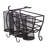 Gourmet Basics by Mikasa Avilla Picnic Plate Napkin and Flatware Storage Caddy with Paper Towel Holder
