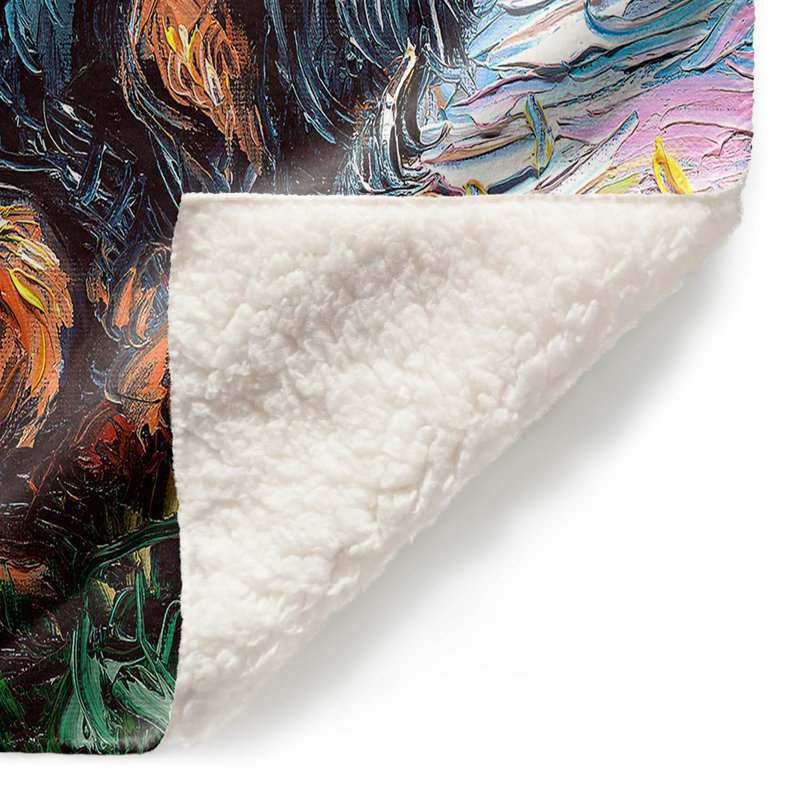  Couverture douce en sherpa, 68 po x 80 po