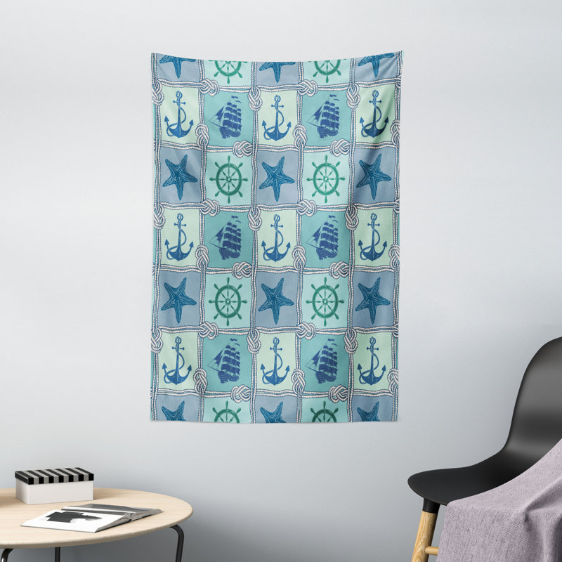Tapisserie à roulettes en polyester, H 60 po x l 40 po