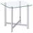 Linda Chrome 3-piece Coffee Table Set