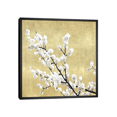 Blossoms On Gold I by Kate Bennett - Print on Canvas