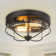 Akhtari Glass Flush Mount
