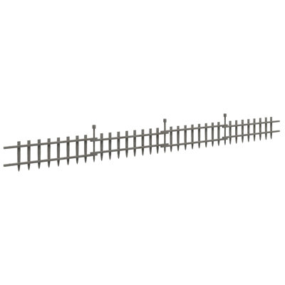 Corra 28 cm H x 243 cm W Lawn Edging Fencing with 1 Panel(s) Included
