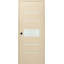 Avon X 84 po Porte intérieure simple pré-suspendue en composite de noyer de pacane et de verre givré 5-Right Right-Hand-93390282-93390283-93390281