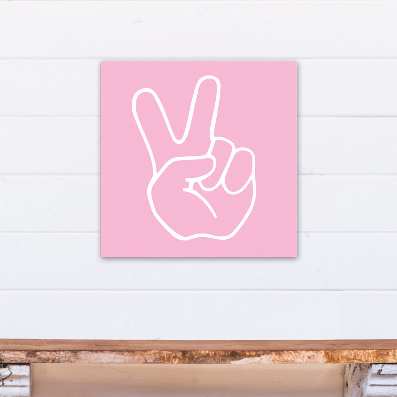 Toiles d’art Cammie, H 20 po x l 20 po x P 1,25 po, Rose