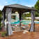 10 Ft. W x 10 Ft. D Aluminum Patio Gazebo