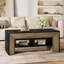Table basse rectangulaire avec rangement à 2 niveaux
