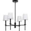 Nouveau lustre traditionnel à quatre lumières Adbiel-1256693056
