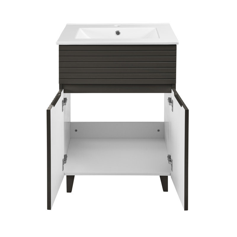 Bernay 24" Bathroom Vanity, Gray