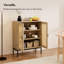 Dianella 2 Door Tall Rattan Sideboard