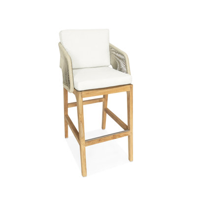 Amadora Outdoor Teak Bar Stool