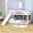 Esmerie Twin Over Twin Wood Bunk Bed with Slide-1381826140