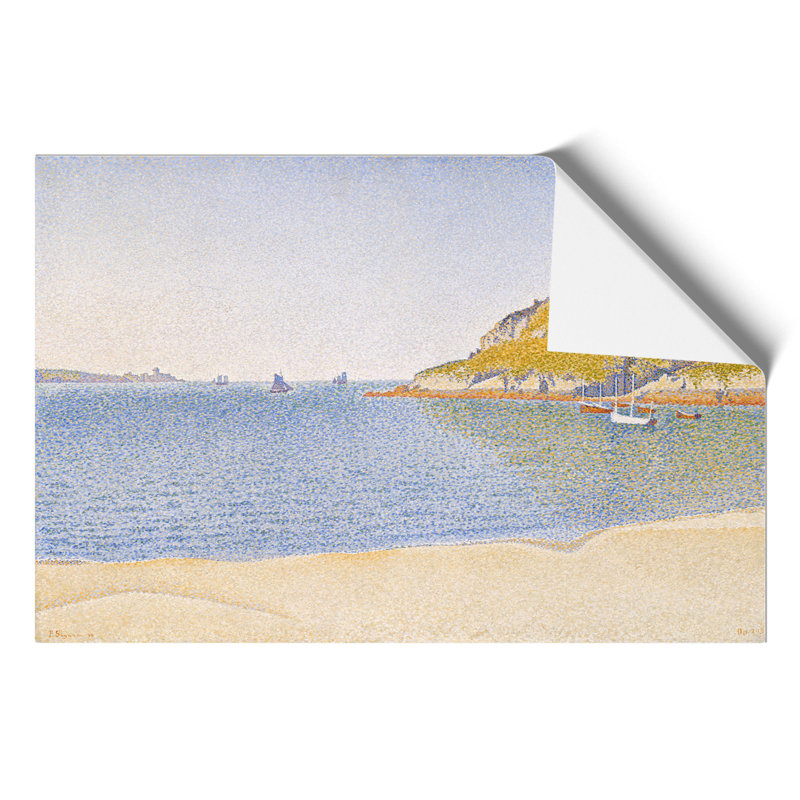 Port Of Saint-Cast by Paul Signac - No Frame Painting, 30cm H x 42cm W x 0.1cm D
