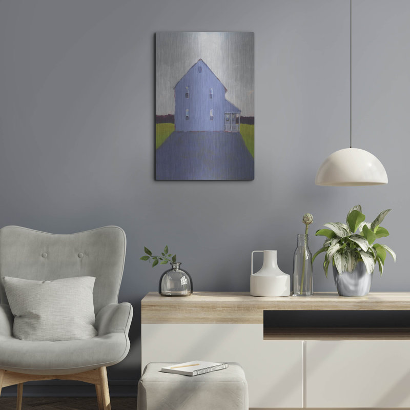  «Bucolique Structure 9» par Carol Young, art mural en métal, 16 po x 24 po, H 24 po x l 16 po