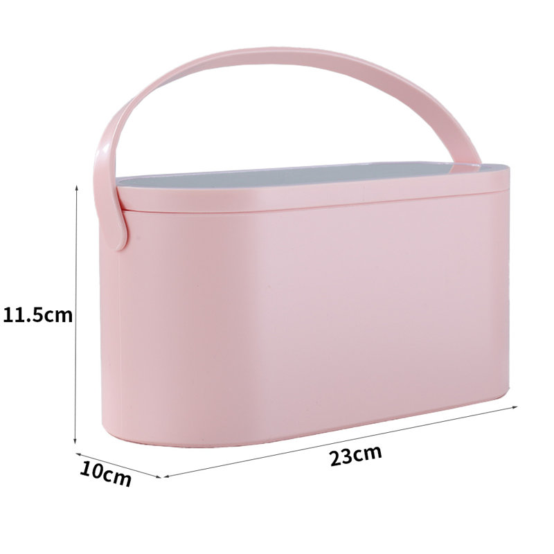 Plastic Makeup Organiser, Pink