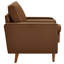 Fauteuil rembourré en cuir Vegan-105698015