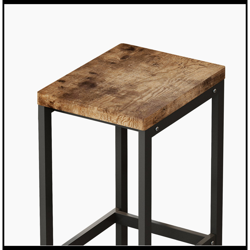 Modern Design Kitchen Dining Table, Pub Table, Long Dining Table Set with 3 Stools, Easy Assembly, Natural
