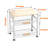 Fruit Basket Kitchen Food Organizer and Rack, Stackable Storage Cart with Desktop, Pull-Out Hollow Metal Basket, Sliding Out Storage-112301278