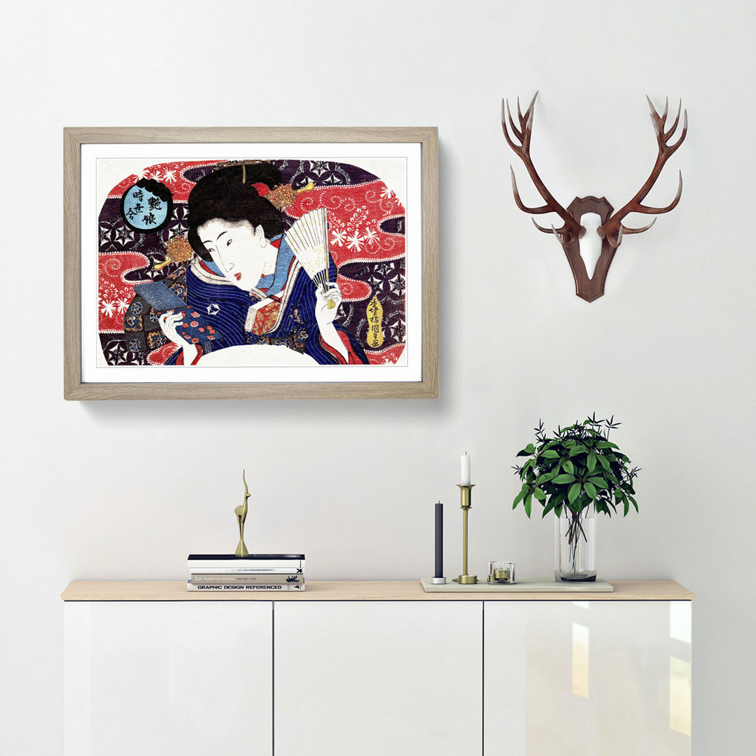 Beauty by Utagawa Kunisada - Single Picture Frame Painting