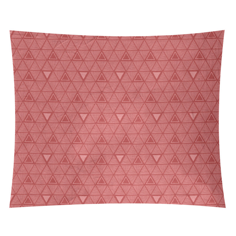 Tapisserie, H 68 po x l 80 po, Rouge foncé