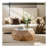 38"Three-Dimensional Embossed Pattern Design American Retro Style Coffee Table,White Tabletop(Same SKU:W757102838, W757P151417, W757P305010)