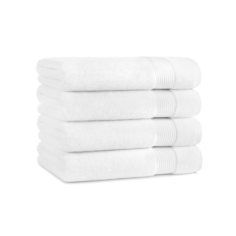 Host & Home Bath Towel 27x54 (4/Pack), Dove White