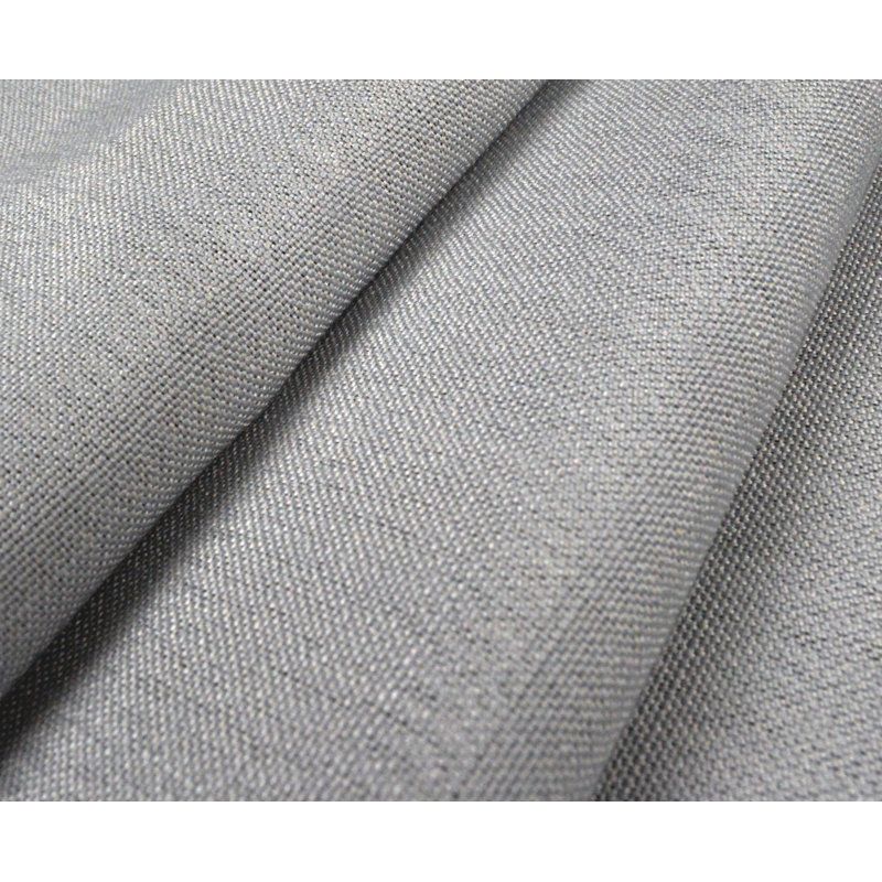 Solid Tailored Window Valance, Silver