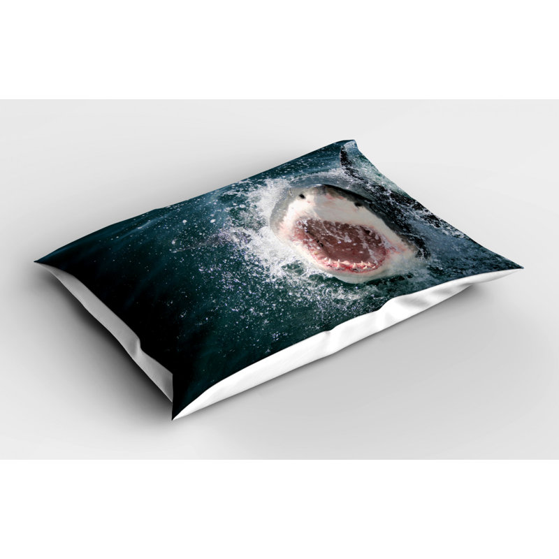 Shark Polyester Sham Set, King