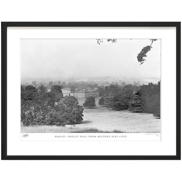 Frith Hall The Francis Frith Collection Hagley, Hagley Hall From Miltons Seat ...