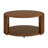 Estie Round Wood Slatted Coffee Table With Open Shelf-1923455096
