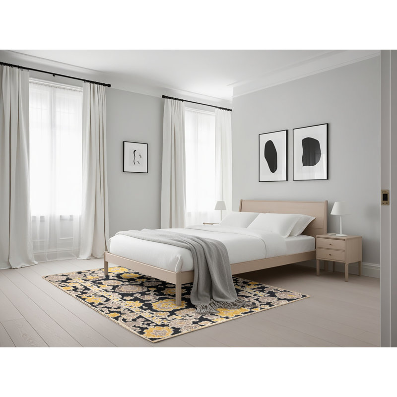Dailee Floral Indoor Rug, Rectangle 5' x 7'