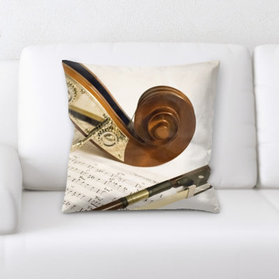 Gorgas Music Sheet Throw Pillow