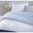 SLEEPBELLA Comforter King Size, 600 Thread Count Cotton White And Navy Striped Patchwork Reversible Pattern Reversible Blue Comforter Set,Down Alternative Bedding Set 3Pcs (King, Blue Patchwork)-122432891-122432893