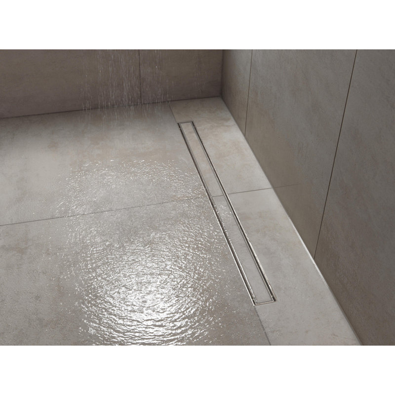 36" Reversible Linear Shower Drain Trim, Stainless