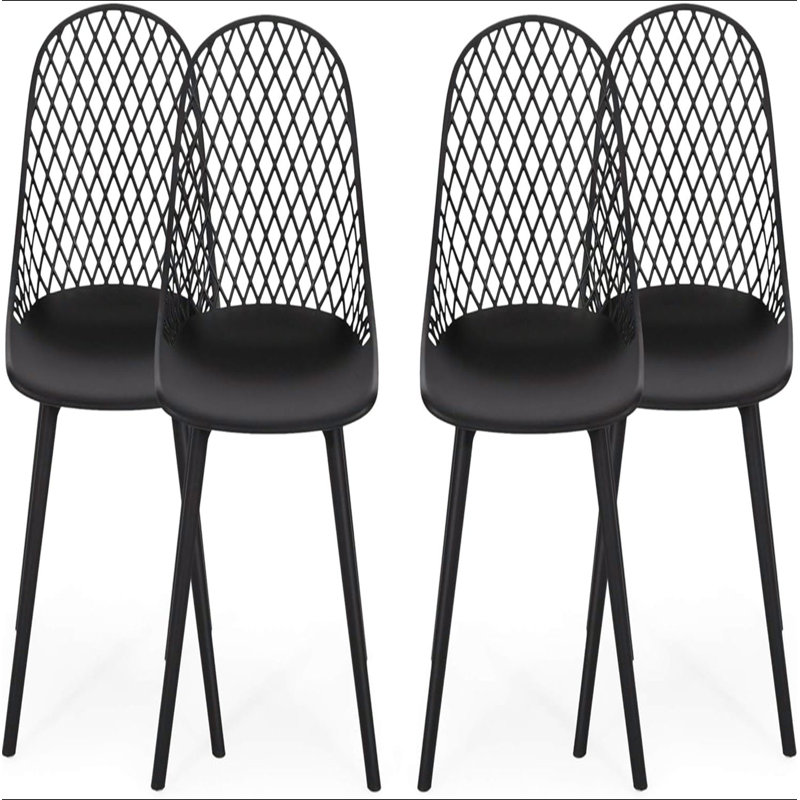 Chaise Lily (ensemble de 4), Noir
