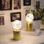 Ensemble de lampe de table fantaisie dorée 8 po Adonte