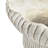 9.3X9x8.7 Inches Sand And Cement Coral Planter With Beige Finish, Vertical Ridged Design, Ideal For Trailing Plants In Home Decor Decorative Planter, Textured Appearance, Style Herbs Display