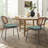 Sirine Linen Modern Side Chair with Rattan Back-1717631060