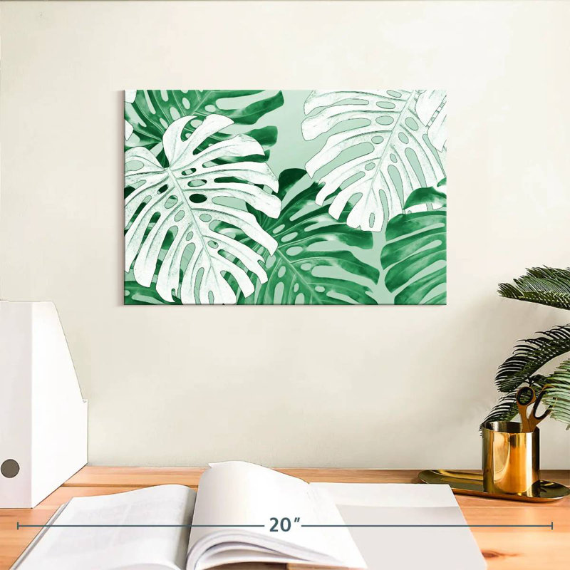 Monstera de la jungle tropicale Harnek, H 8 po x l 12 po