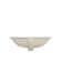 Altair 14.8'' White Ceramic Square Bathroom Sink with Overflow