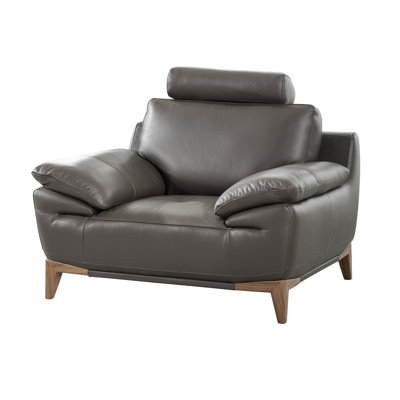 Mehaffey Leather Armchair