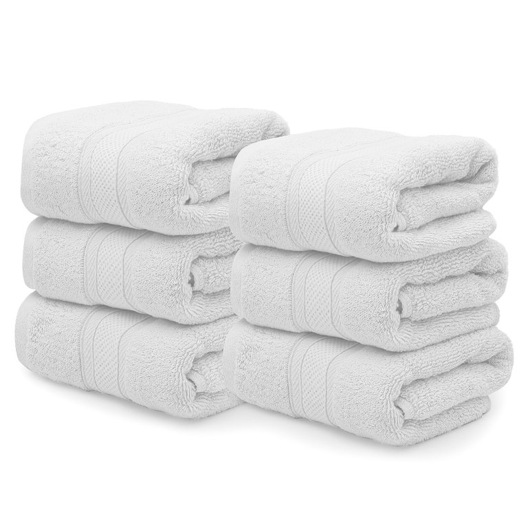 Superior Solid Egyptian Cotton Quick Drying Absorbent Towel Set