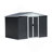 Outdoor Storage Sheds 6Ftx4ft Roof Grey-113717664-123029411