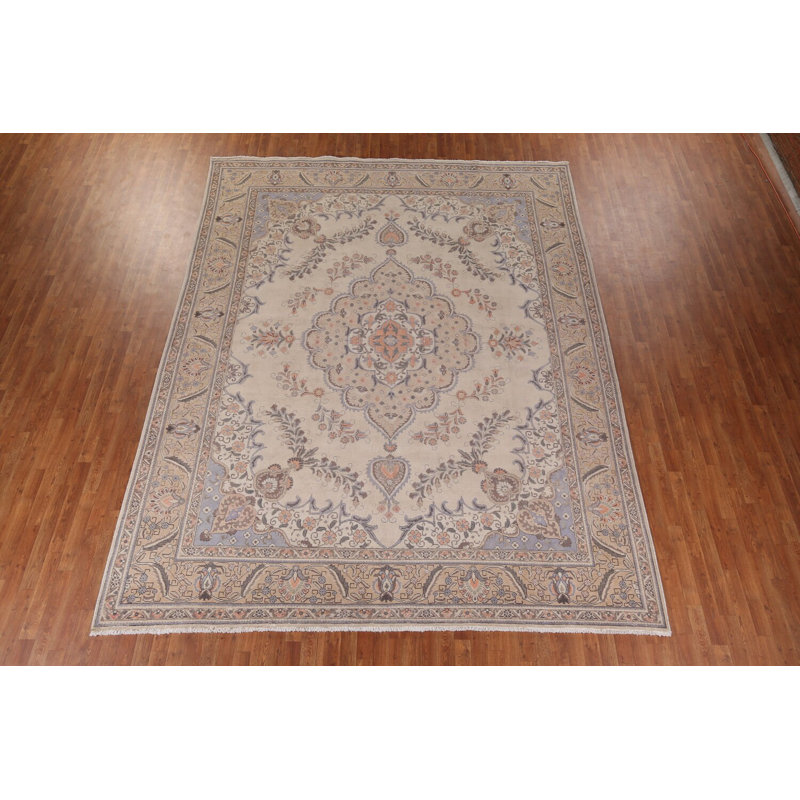 Handmade Floral Traditional Area Rug 10x13
